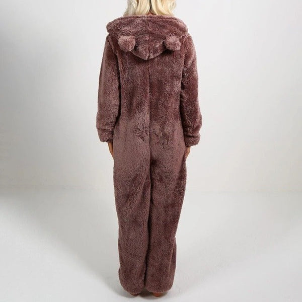 Women's Teddy Bear Fluffy Onesie