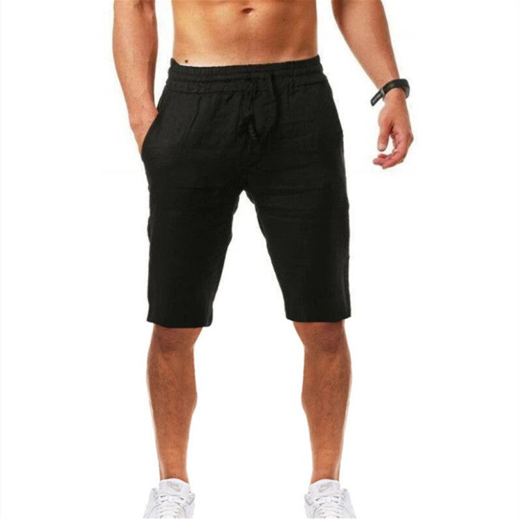 Loose Linen Cotton Breathable athleisure Shorts