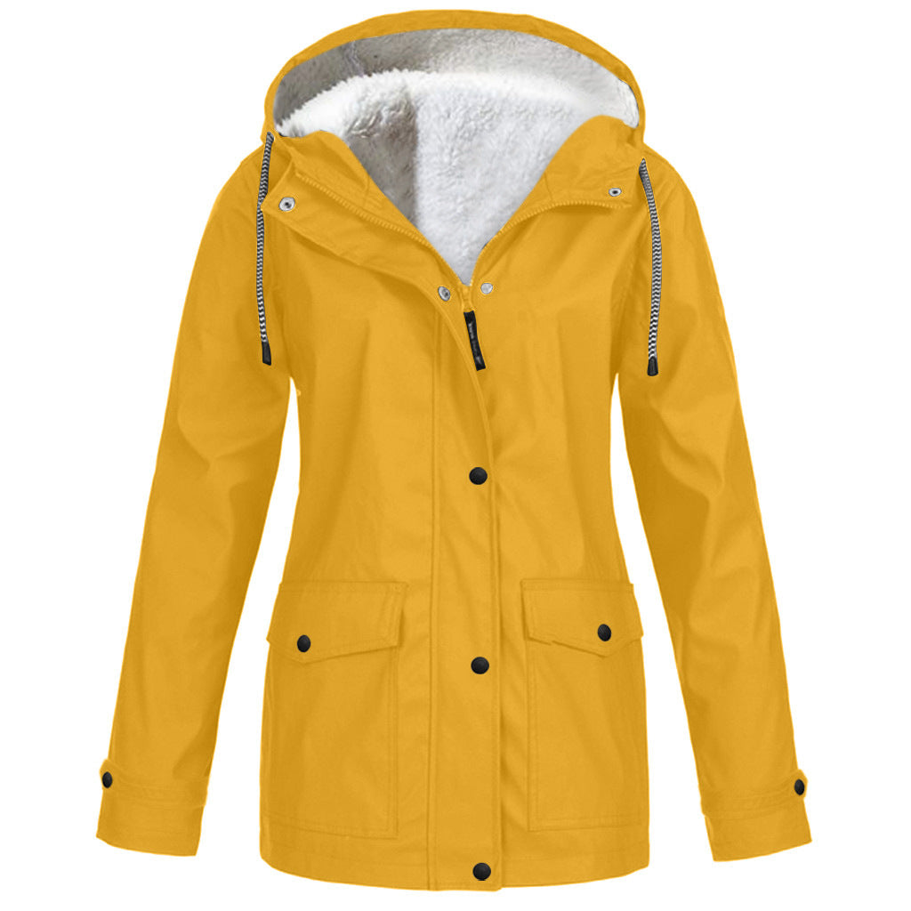 Ladies Warm Windbreaker Coat