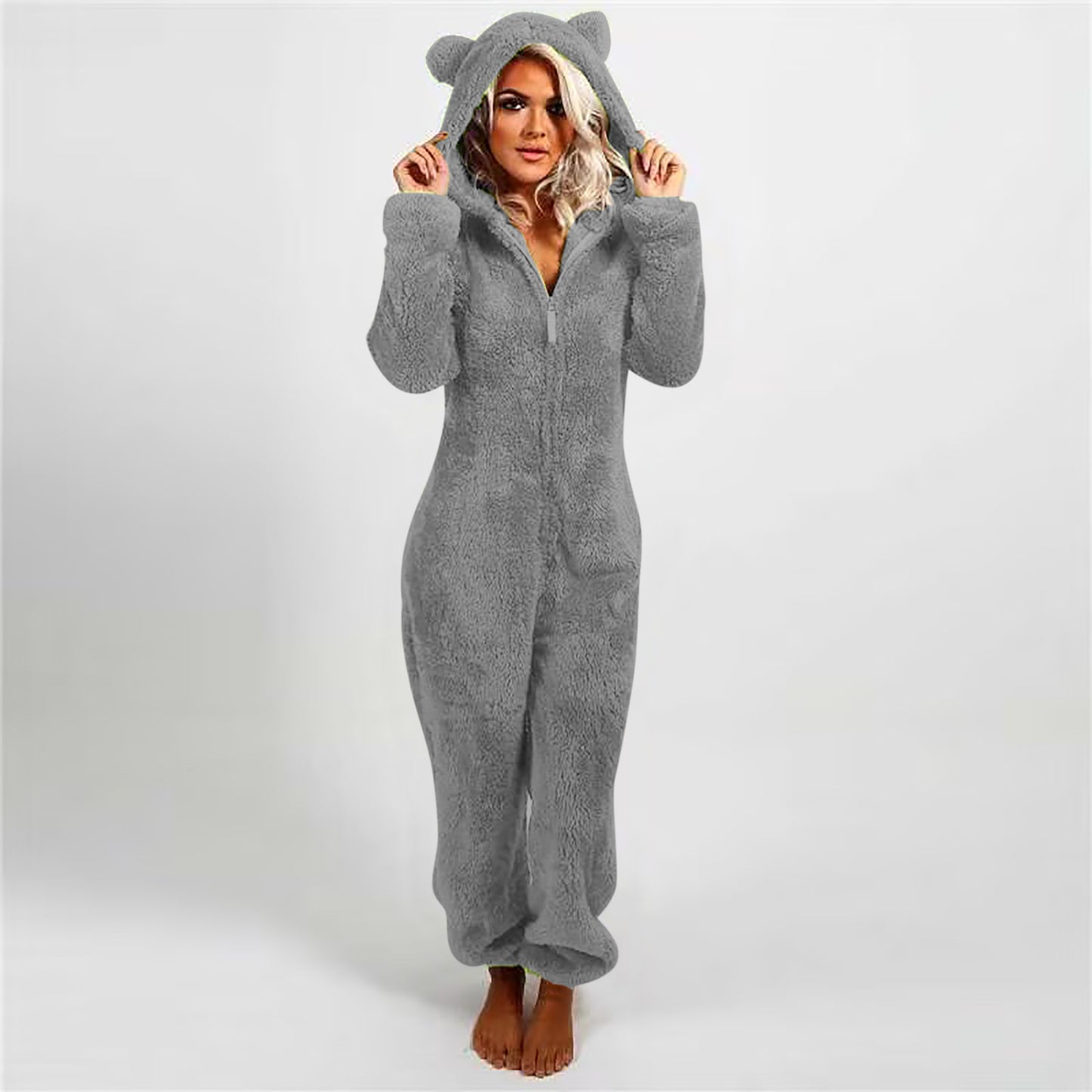 Women's Teddy Bear Fluffy Onesie