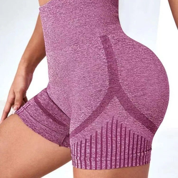 Women Yoga High Waist Workout Shorts
