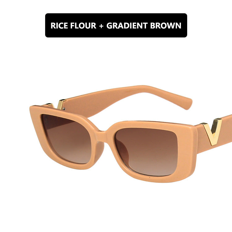 V Small Frame Fashionable Sunglasses