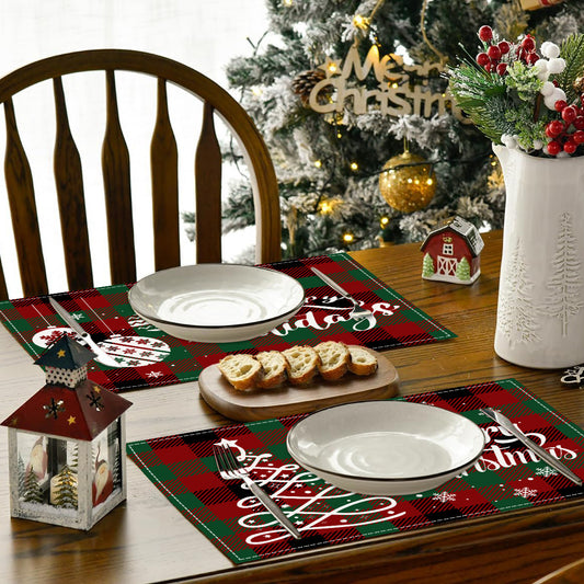 Santa Pot Holder Table Decor