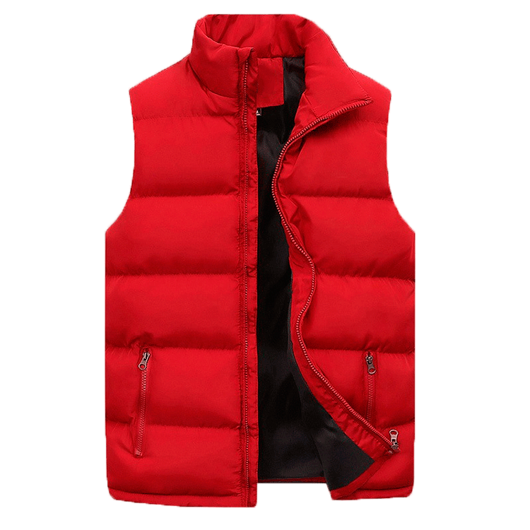 Winter Fashion Down Vest Men's Sleeveless Cotton Vest