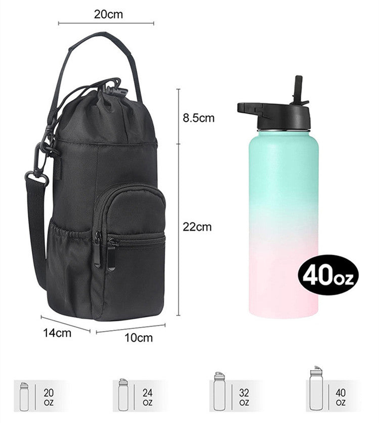 Water Bottle Bag Crossbody Insulation Water Bottle Holder