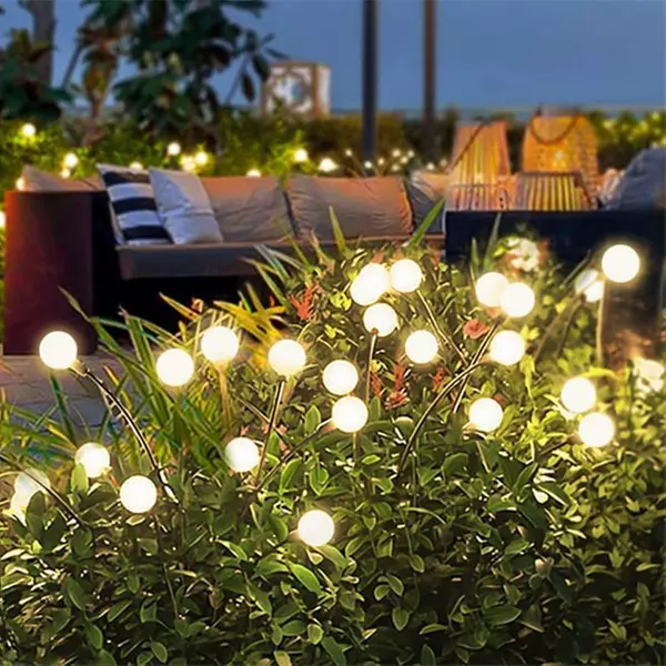 2 Pack Solar Power Firefly Lights