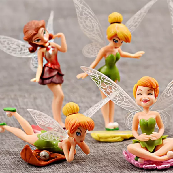 Six Miniature Garden Fairies