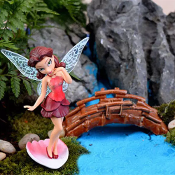 Six Miniature Garden Fairies