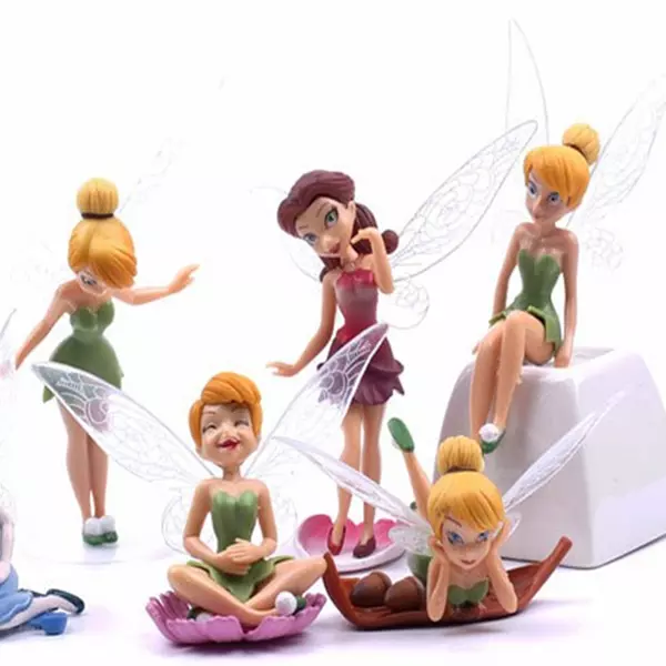 Six Miniature Garden Fairies