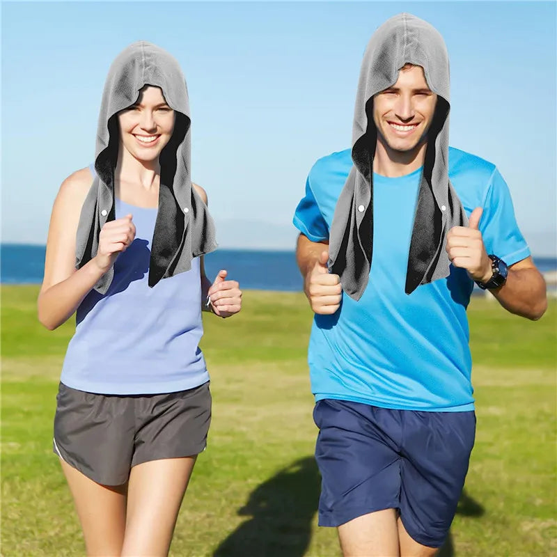 Quick Drying Sports Towel U-shaped Hoodie Cooling Towel