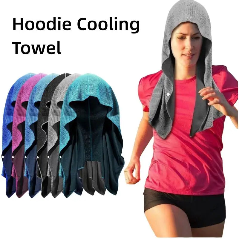 Quick Drying Sports Towel U-shaped Hoodie Cooling Towel