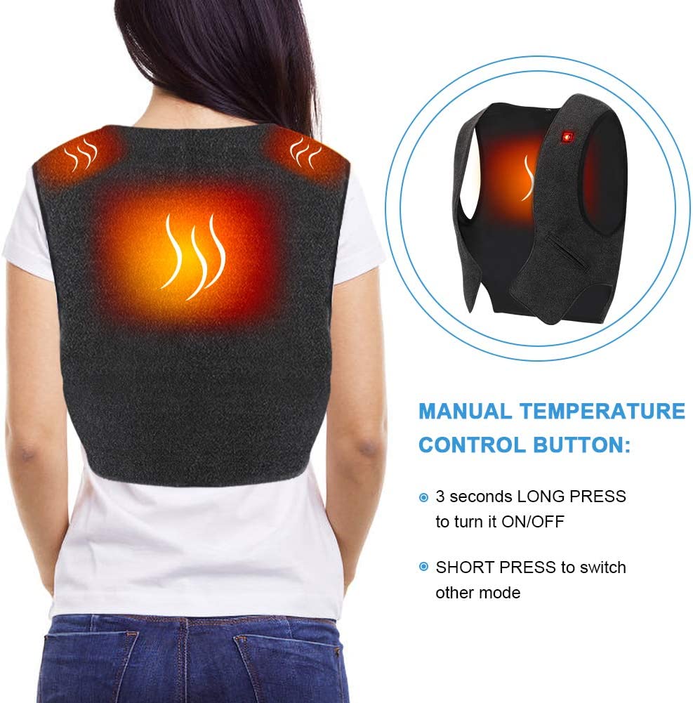 Heated Vest Jacket Electric Heating Clothes