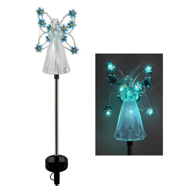 Solar LED Angel Lights Waterproof Outdoor Garden Decoration Lights