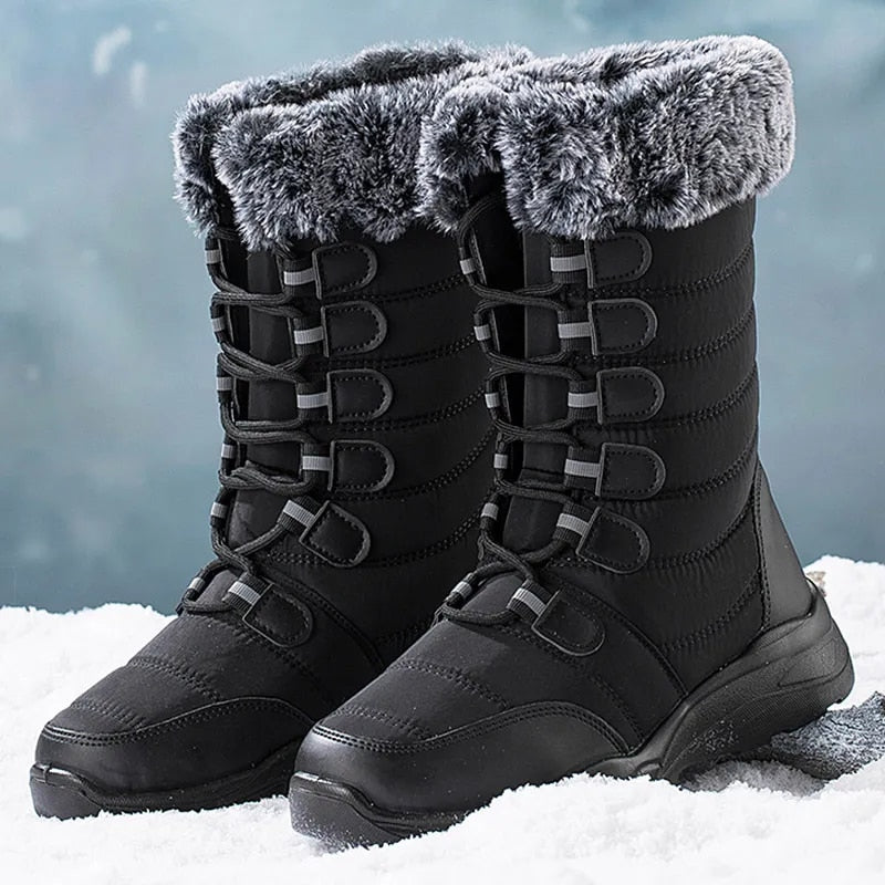 Women Winter Snow Waterproof Boots