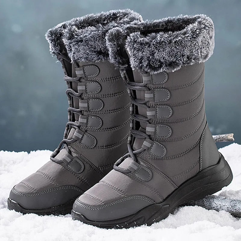 Women Winter Snow Waterproof Boots