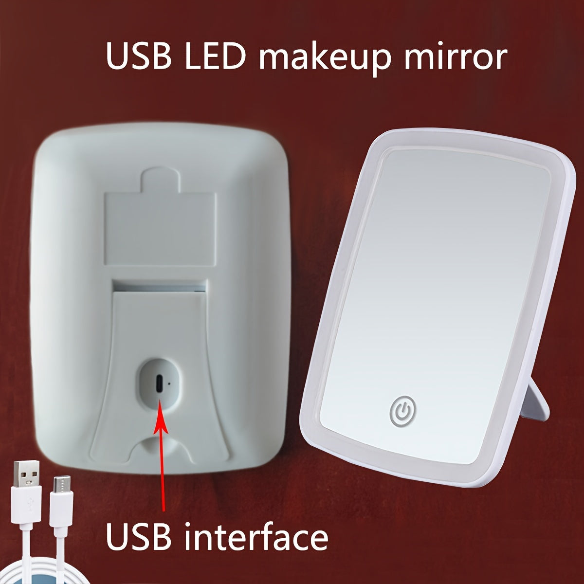 LED Makeup Mirror with Touch Sensor