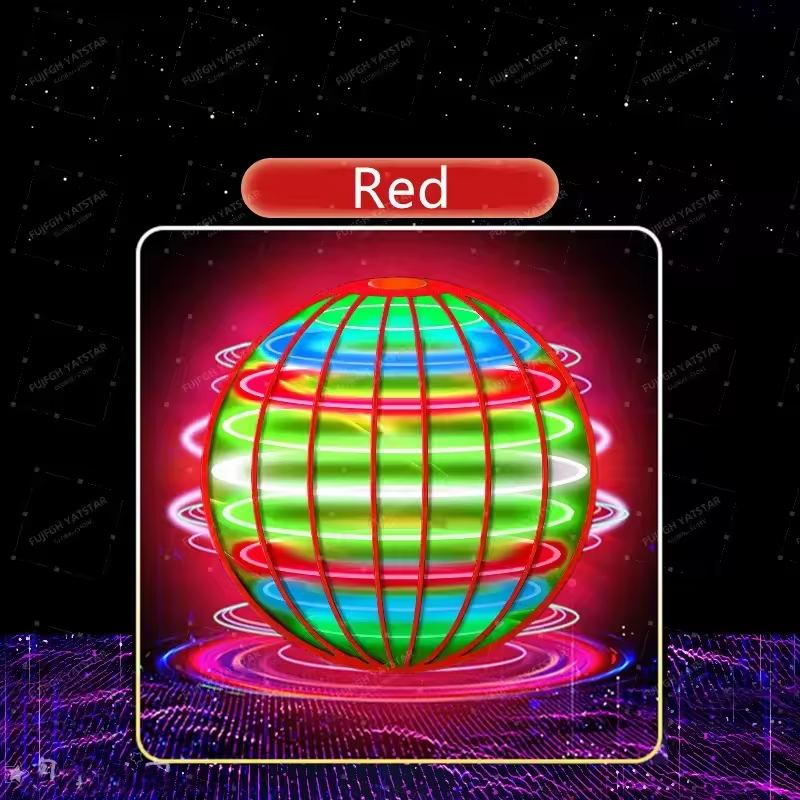 Flying Ball Suspension Color LED Automatic Boomerang Ball Gyroscopic For Children