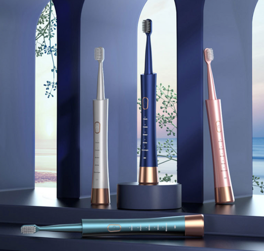 Ultrasonic Electric Toothbrush with 6 Brush Heads