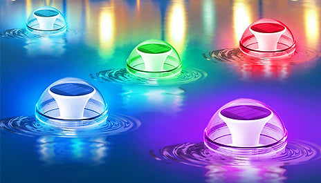 Solar Powered Colour Changing Floating Lights