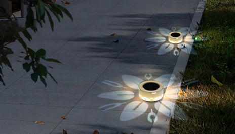 Flower Pattern Solar-Powered Garden Lights