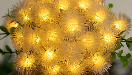 Solar Powered LED Dandelion Flower Lights