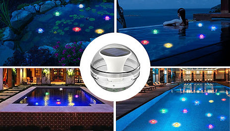 Solar Powered Colour Changing Floating Lights