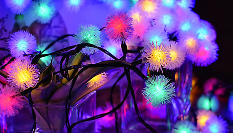 Solar Powered LED Dandelion Flower Lights